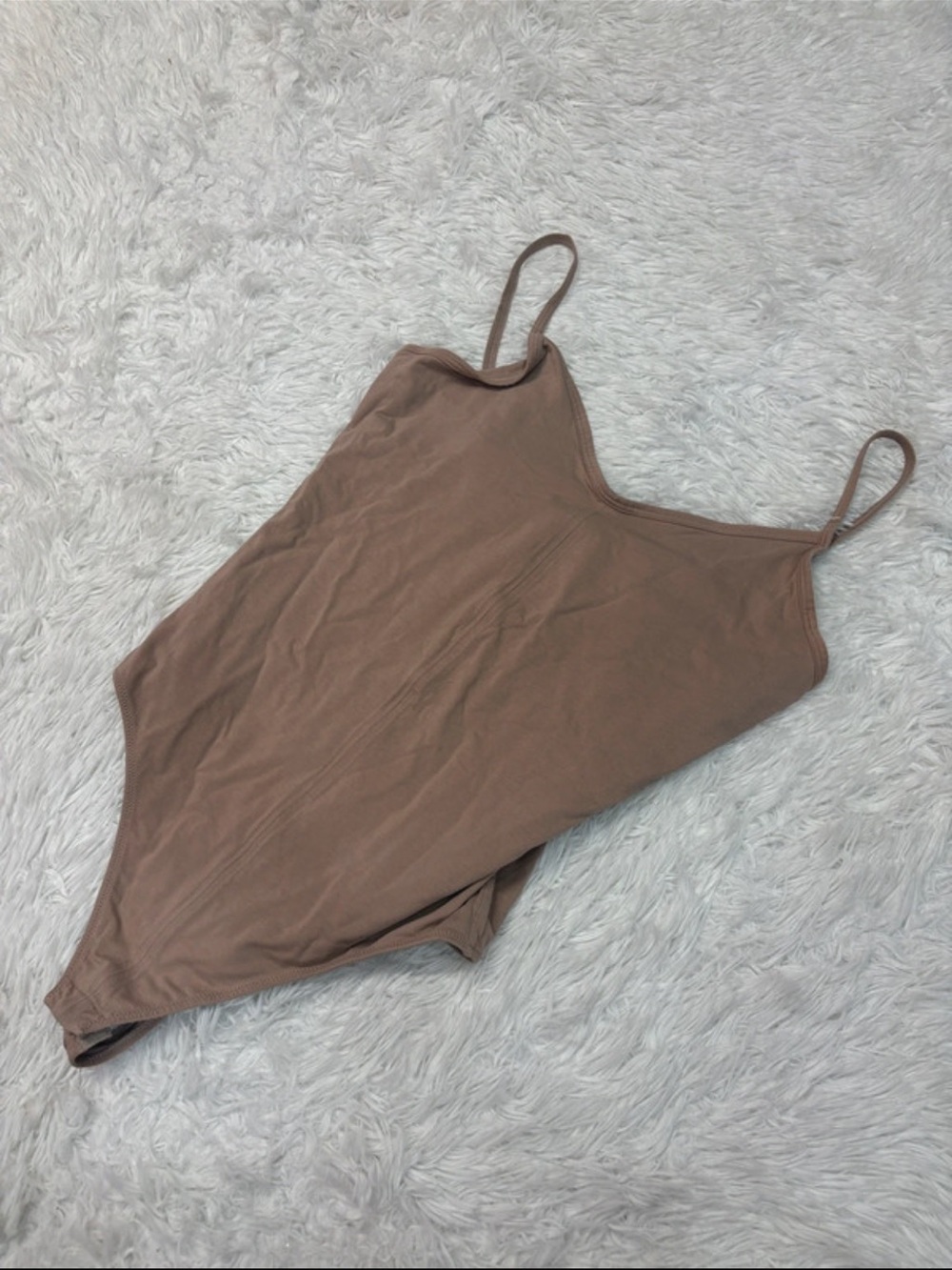 Everlane beige bodysuit M